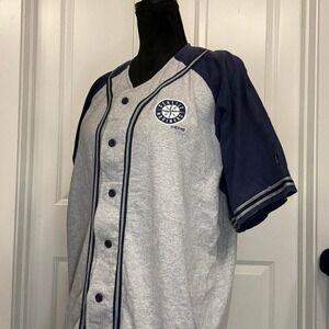 Seattle Mariners Pro Player Button Jersey – 90s‎ MLB – XL